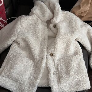 Old Navy Cream Sherpa Jacket